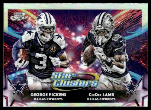 2025 Topps Chrome Cosmic Star Clusters CeeDee Lamb / George Pickens #SC-8