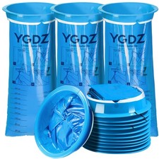 Vomit Bags Disposable, 15 Pack 1000ml Emesis Bag Disposable  Leak Resistant, ...