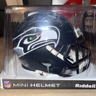 NFL Seattle Seahawks Signed Speed Alt Mini Helmet JSA- Tariq Woolen