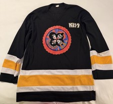 KISS  1997 Hockey Jersey Rock And Roll Over, One Size, Spencer’s RARE