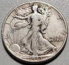1943 50C Walking Liberty Half Dollar
