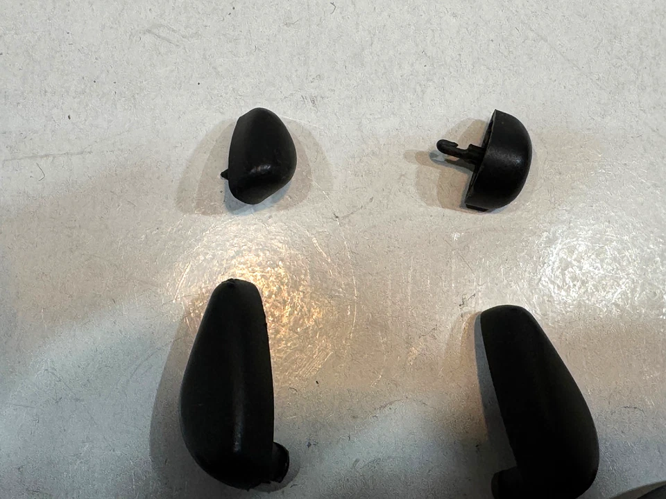 Interruptor de asiento de puertas L & R genuino Mercedes 00-06 W220 S350 S500 negro OEM 8 perillas Foto 4 de 4