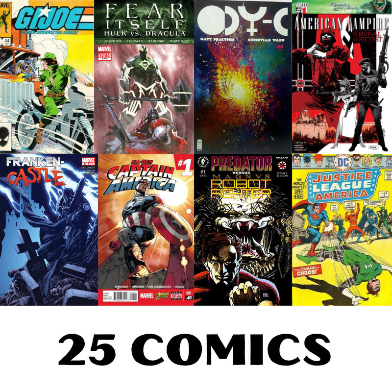 25 comic book lot