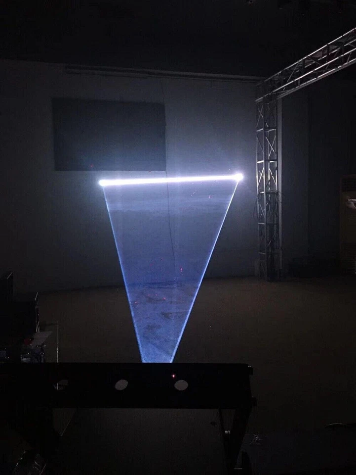 2pcs 10W Laser 30kpps RGB Full Color Animation Laser Beam Stage Light wedding - Image 3 of 4