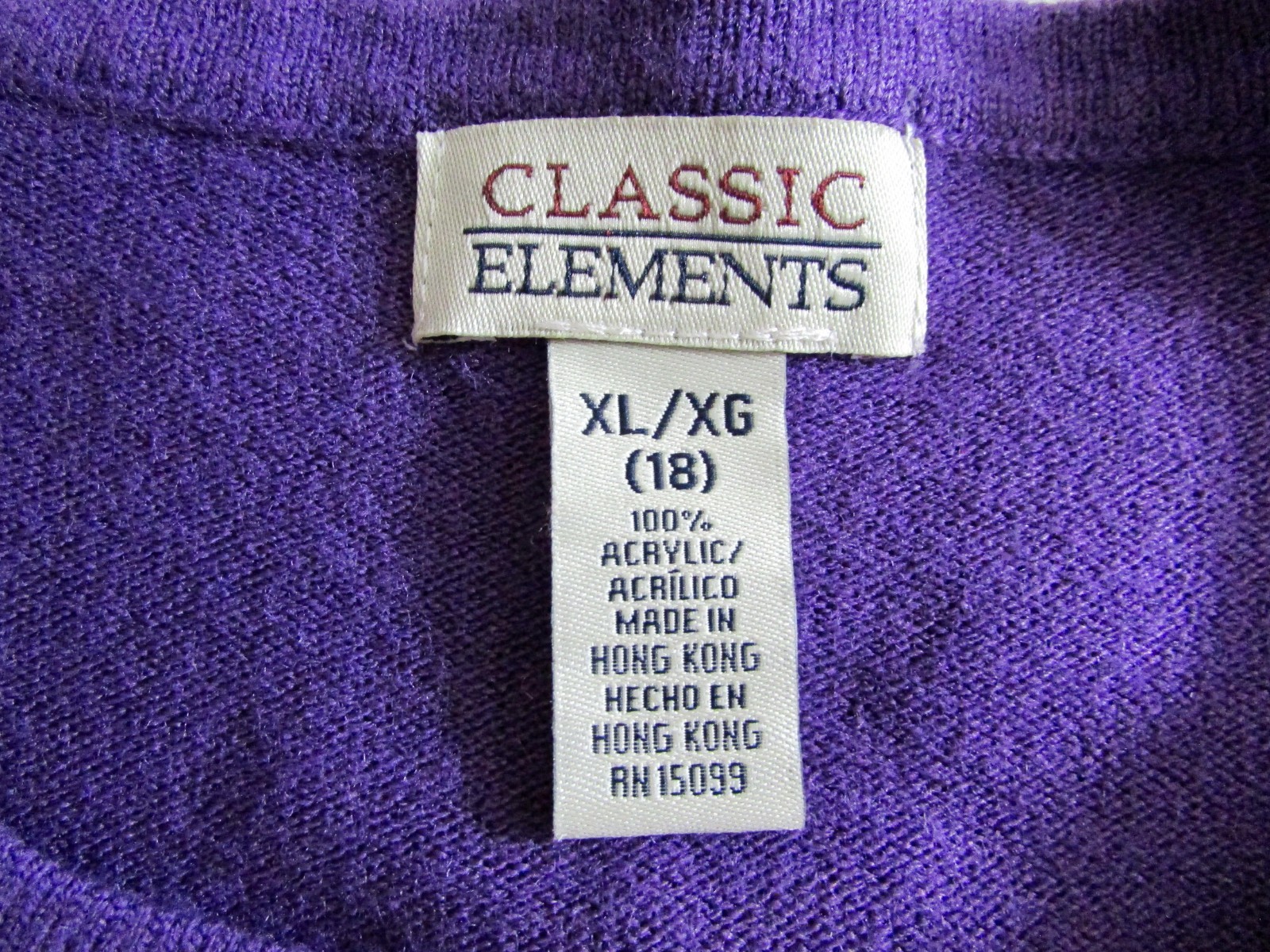Classic Elements Women's Purple Button Down Embel… - image 10