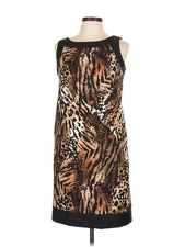 AB Studio Women Brown Cocktail Dress 10