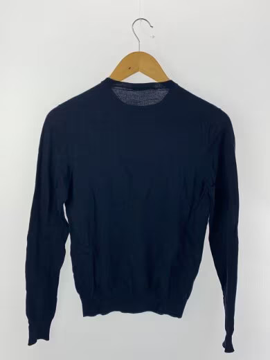 PRADA/Knit sweater (thin)/Size 44/Wool/NVY/Solid/DNA641 s152 1kj9 thumbnail 2