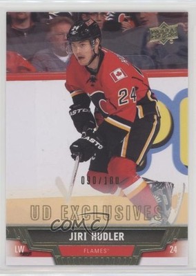 2013-14 Upper Deck UD Exclusives 90/100 Jiri Hudler #167 0dg