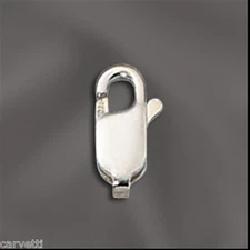 10mm x 4mm Sterling Silver Lobster Claw Clasp (1) 925 SS
