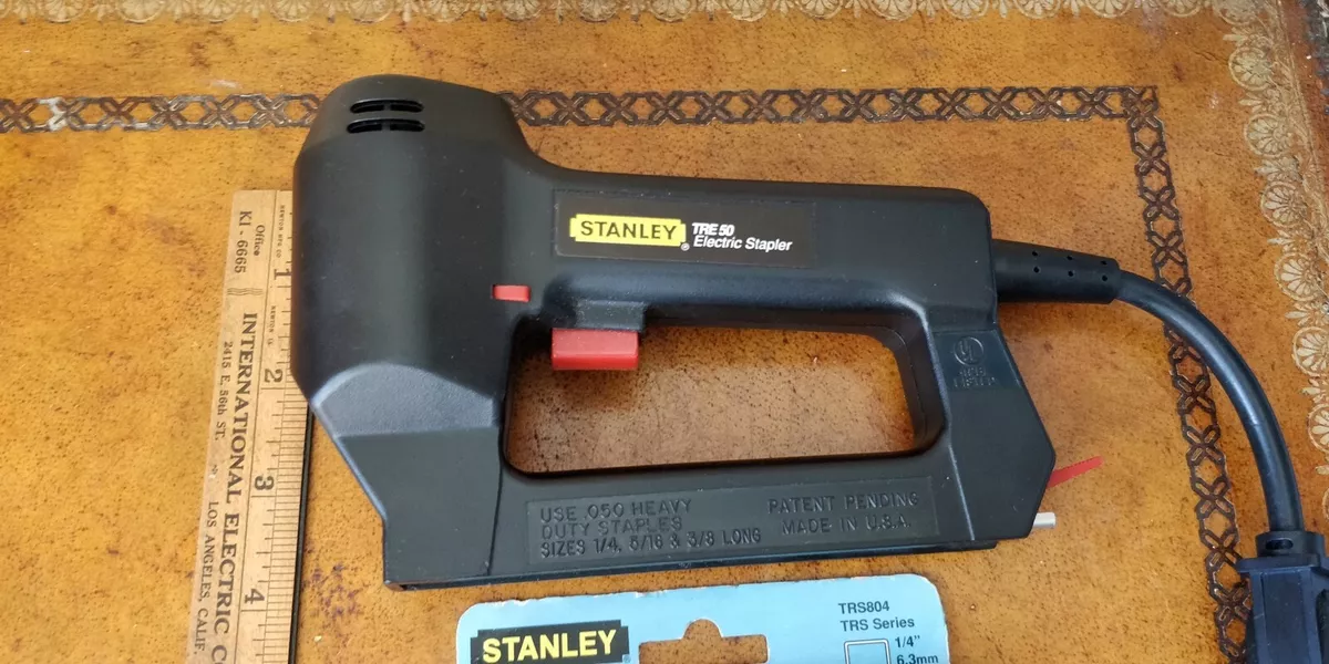 Stanley electric best sale staple gun