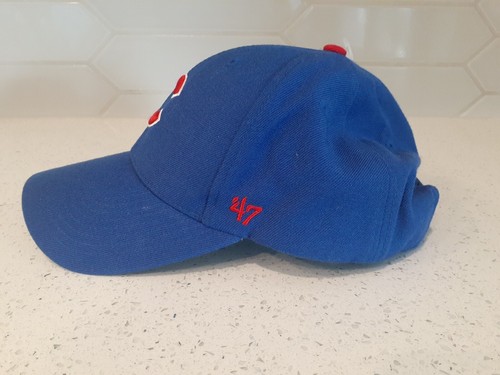 Chicago Cubs '47 Brand Adjustable Classic Blue Baseball Hat Cap MLB - Picture 2 of 7