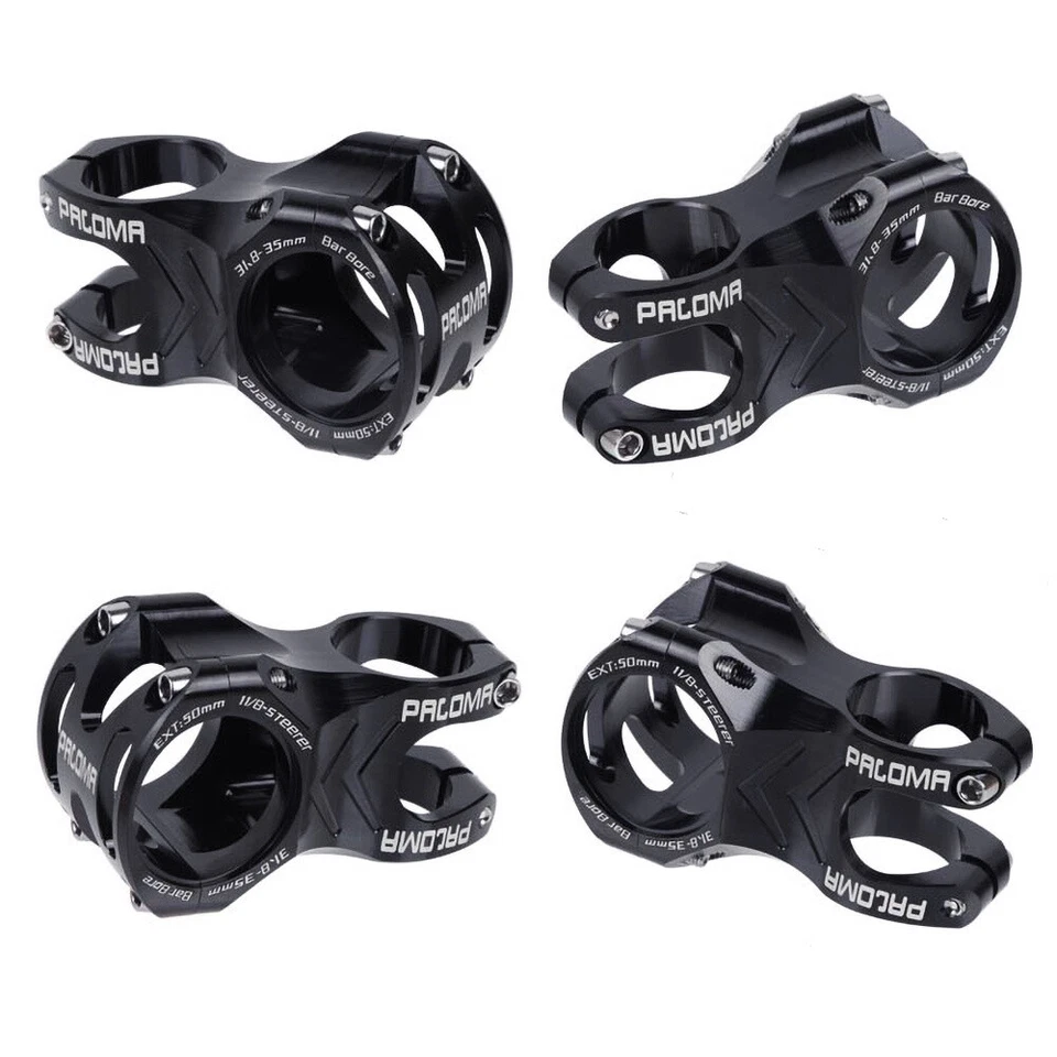 Mountain Bike Handlebar Stem Aluminum Alloy MTB Bicycle Stem Riser 31.8*35/50mm - Image 3 of 4