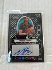 Moses Brown 2021-22 Panini Obsidian Auto Aurora #AUR-MBR #064/149 NrMt