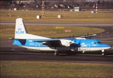 Dia PH-LXJ Fokker 50 KLM Cityhopper Flugzeug 35mm ungerahmt O147-6-5