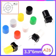 Tact Tactile Push Button Switch Cap For 6x6 Serie Switch Cap Height 6mm ID 3.3mm