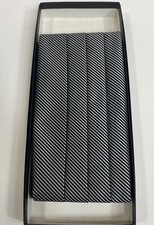 MENS BLACK AND SILVER CUMMERBUND ONE SIZE