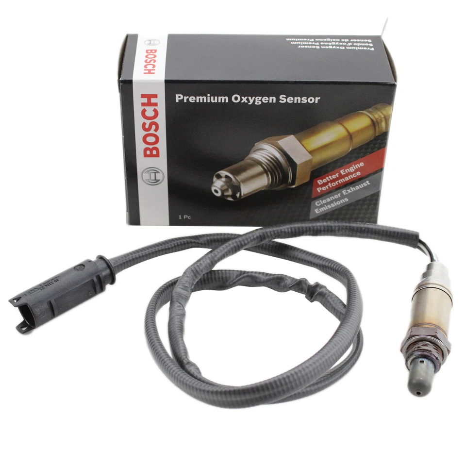 Sensor de oxígeno O2 trasero/descendente enchufe original Bosch OEM para BMW E36 E39 E46 E85 Foto 4 de 4