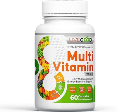 LiveGood  - Organic Bio-Active Complete Multi-Vitamin For Men