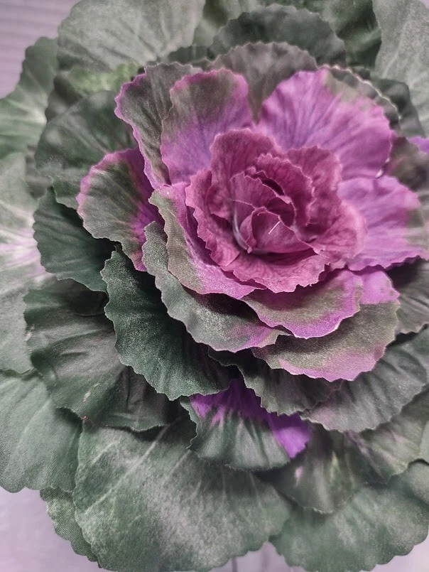 Mini rose artificial decorative cabbage. Silk Flowers - Image 2 of 4