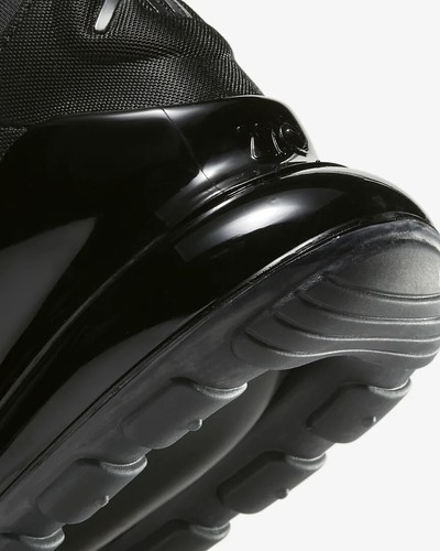 NUEVO Nike Air Max 270 Triple Negro AH8050-005 Para Hombre Talla 6-15 - Imagen 8 de 12