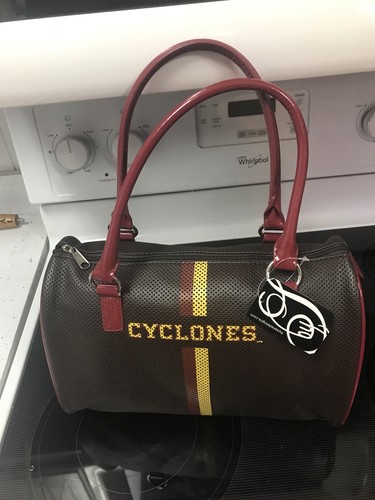 Iowa State University Cyclones travel Bag Purse by Sara. NCAA Licensed 12 X9 - Picture 4 of 4