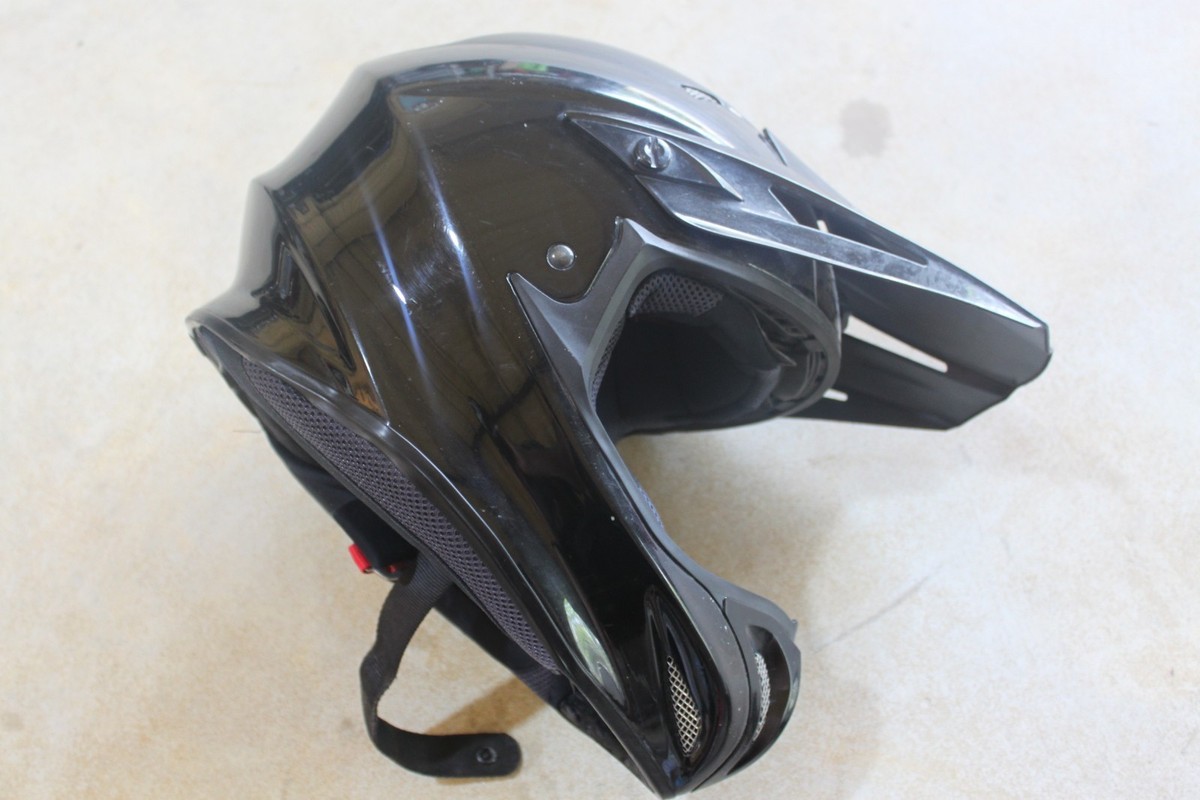 未使用／HJC RPAHA-X／ヤマハレーシング／M HJC Rphax Black Helmet Adult Size XS Dirtbike MX ATV UTV Offroad