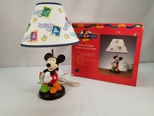 Mickey Mouse Postage Stamp Lamp for Kids New with Box