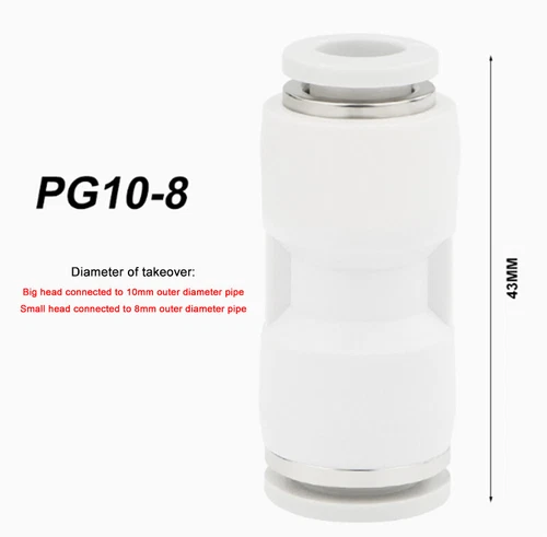 PU/PY/PE Series Tracheal Connector Outer Diameter 4/6/8-16MM For PU/Nylon Hose - Picture 34 of 45