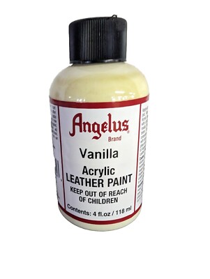 Angelus Acrylic Leather Paint Vanilla 4oz