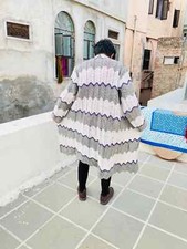 Crochet jacket / Granny Crochet jacket / Hand-knitted Crochet / Vintage Cardigan