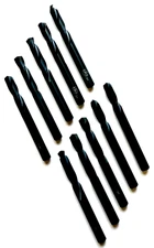 LETTER A (.2340") HSS SCREW MACHINE LENGTH STUB DRILL- BLACK - NACHI 563 -10 PCS