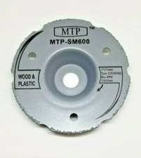  SM600 Flush  3" Wood Plastic Segment Carbide Circular Saw Max SM20 and Rotozip