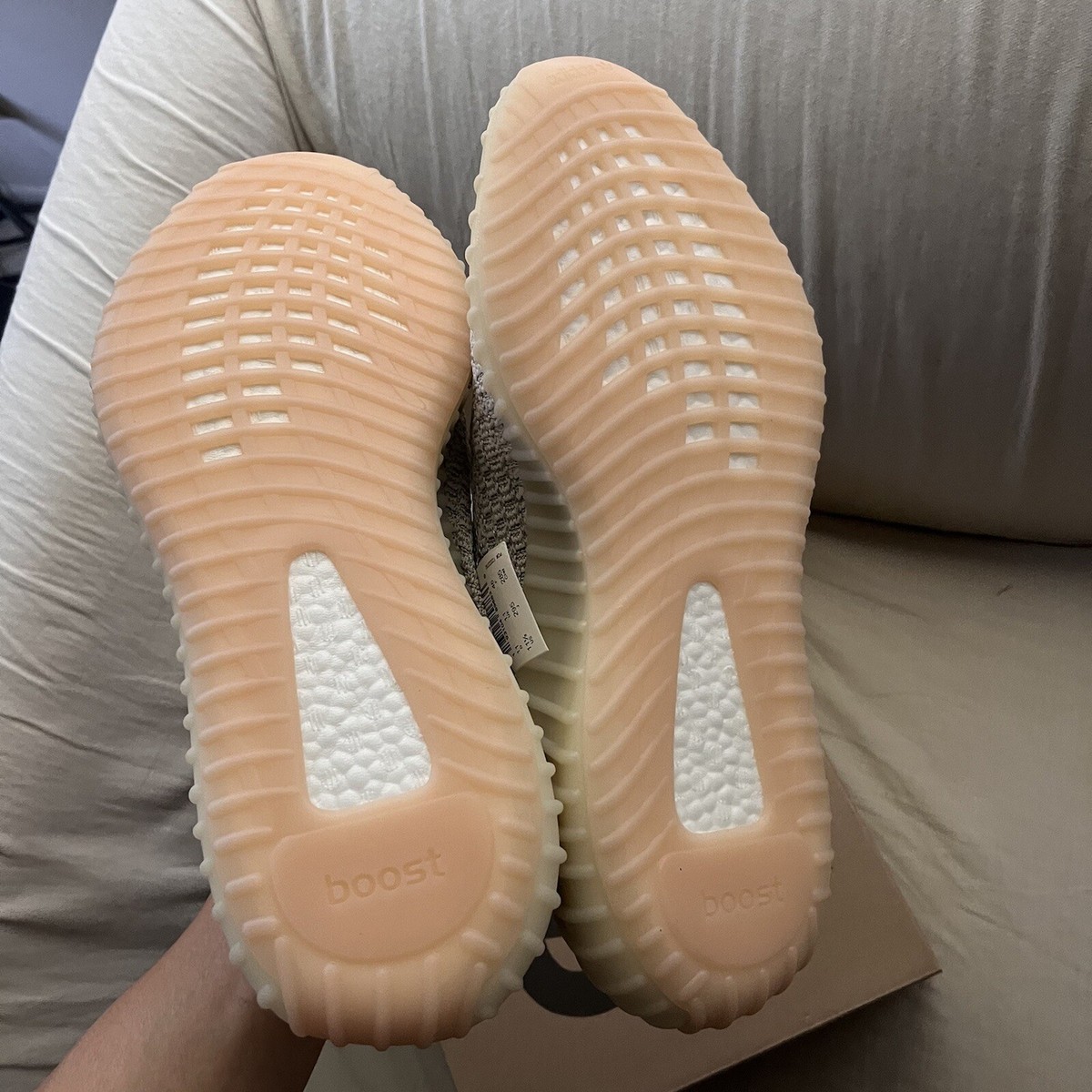 adidas gazelle silver green womens Yeezy 350 V2 Lundmark Sz 11 – The Gallery Online