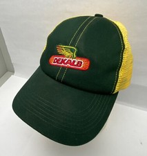Vintage DEKALB NOS Corn Seeds K Products Farm Strapback Mesh Back Trucker Hat
