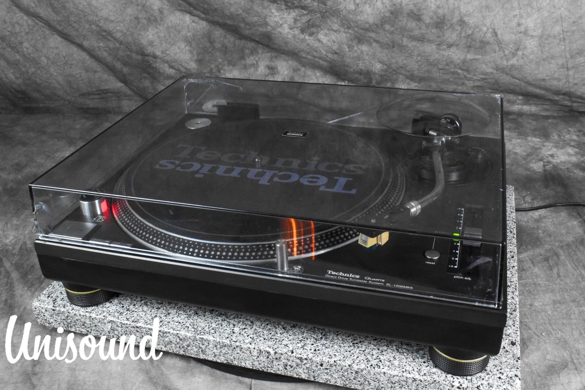 Technics SL-1200MK5 Silver direct drive DJ turntable in Very Good