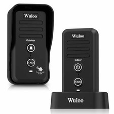 Wuloo 2640feet Doorbells Wireless Intercoms Adjust Volume Door Chimes for Home