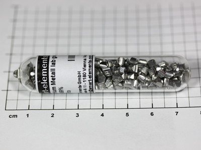 10g High pure Zinc metal granules 3mm- 99,99% purity under Argon