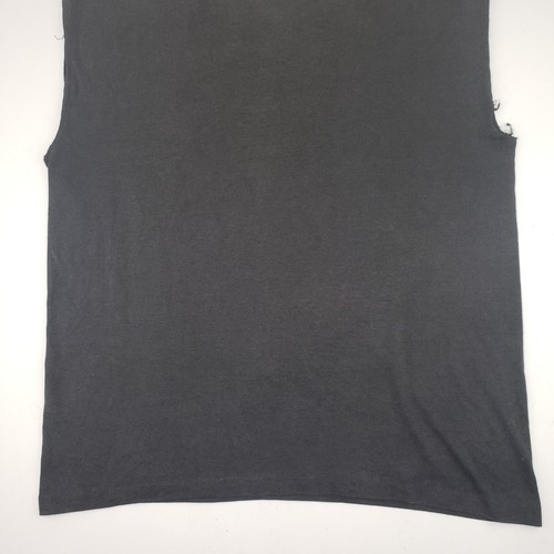 Vintage 1992 3D Emblem Smith & Wesson Sleeveless Shirt Cutoff Large Eagle Guns - Picture 16 of 18