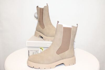 Tamaris 1-1-25437-41 Womens Ankle Boots Camel EU Size 39 New Invoice VAT