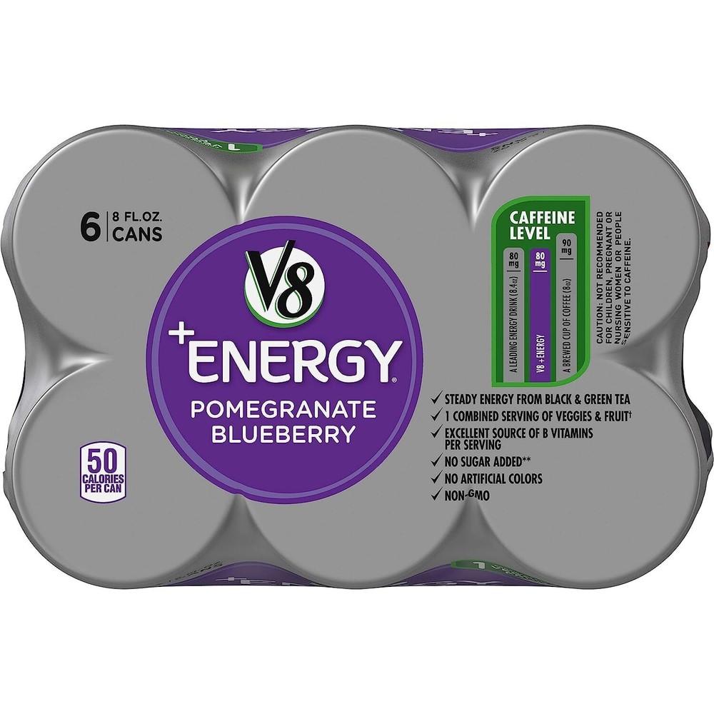 Natural +Energy Healthy Drink with Tea, Pomegranate & Blueberry Boost