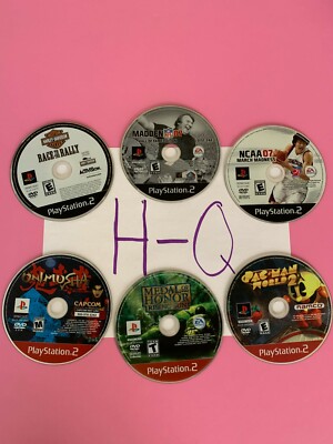 PS2 Sony Playstation 2 (H-Q) PICK & CHOOSE *Discs* BUY 3 GET 1 FREE B3G1