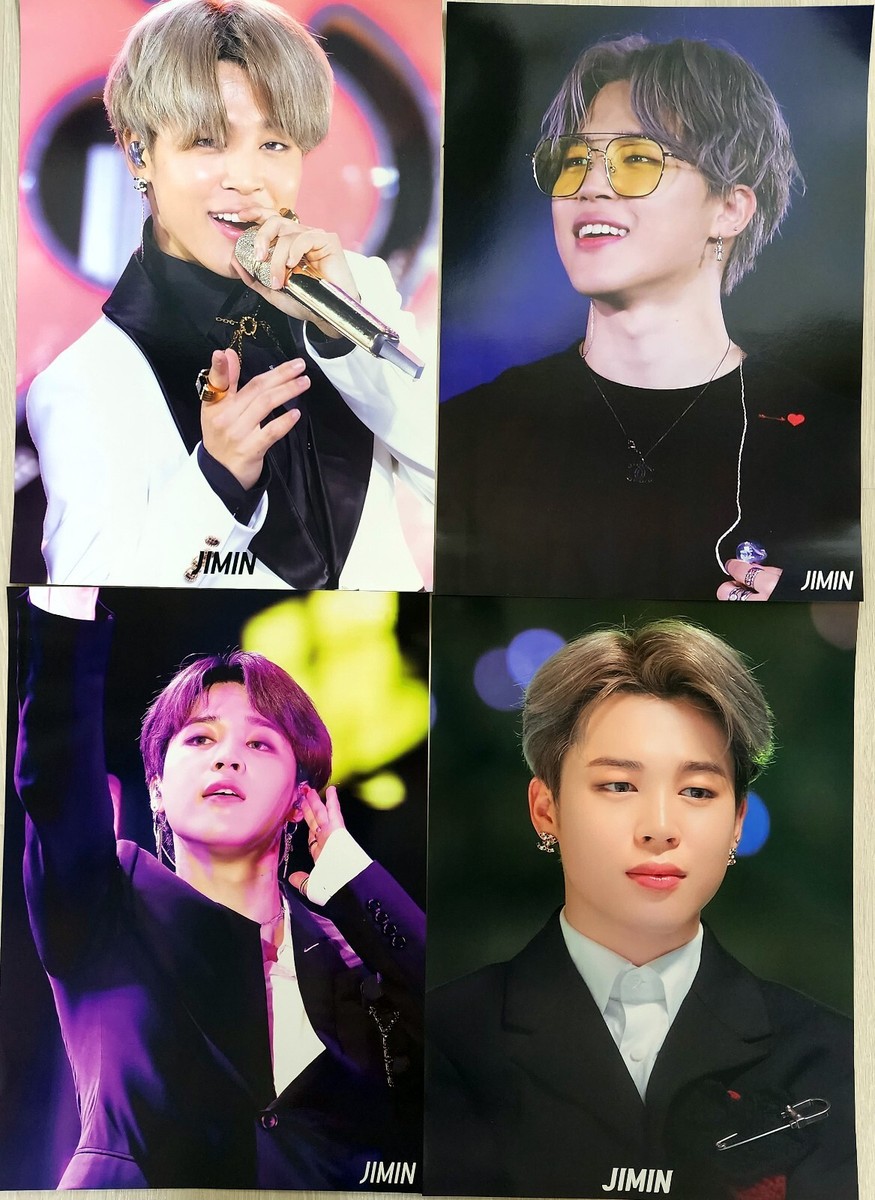 BTS JIMIN JI MIN 12P Poster Pack Bromide & Photo Sticker K-POP A3