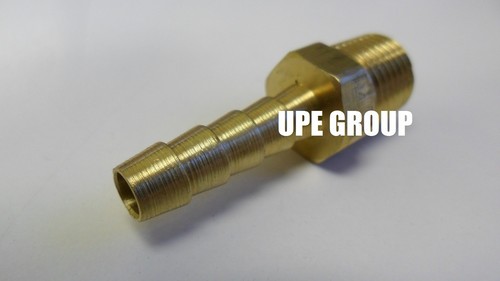 1/4 HOSE BARB X 1/8 MALE NPT Brass Pipe Fitting NPT Thread Gas Fuel Water Air - Picture 2 of 4