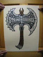 Staind godsmack Poster Mint Silk Screen Signed and Numbered Perkins