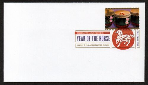 USA, SCOTT # 4846, BLANK IN DCP FDC COVER 2014 NEW LUNAR YEAR OF HORSE - Picture 1 of 1