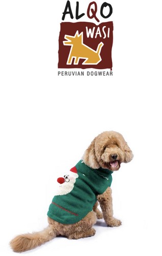 Holiday Dog Sweater, Alpaca Wool Made 