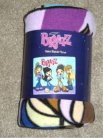 2003 Bratz Doll Girls Passion For Fashion Plush Fleece Throw Blanket 50x60 2003 Bratz Doll Girls Passion For Fashion Plush Fleece Throw Blanket 50x60