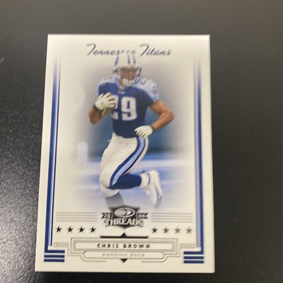 2006 Donruss Threads Century Proof Black #93 Chris Brown /250 - NM-MT