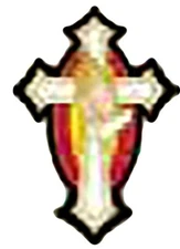 Pack of 50 Cross With Praying Hands Bike Motorcycle Hat Cap Lapel Pin HP6041