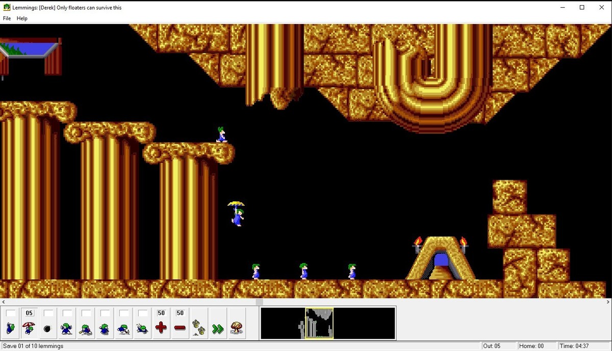LEMMINGS + OH NO! MORE LEMMINGS PC Game Remastered for